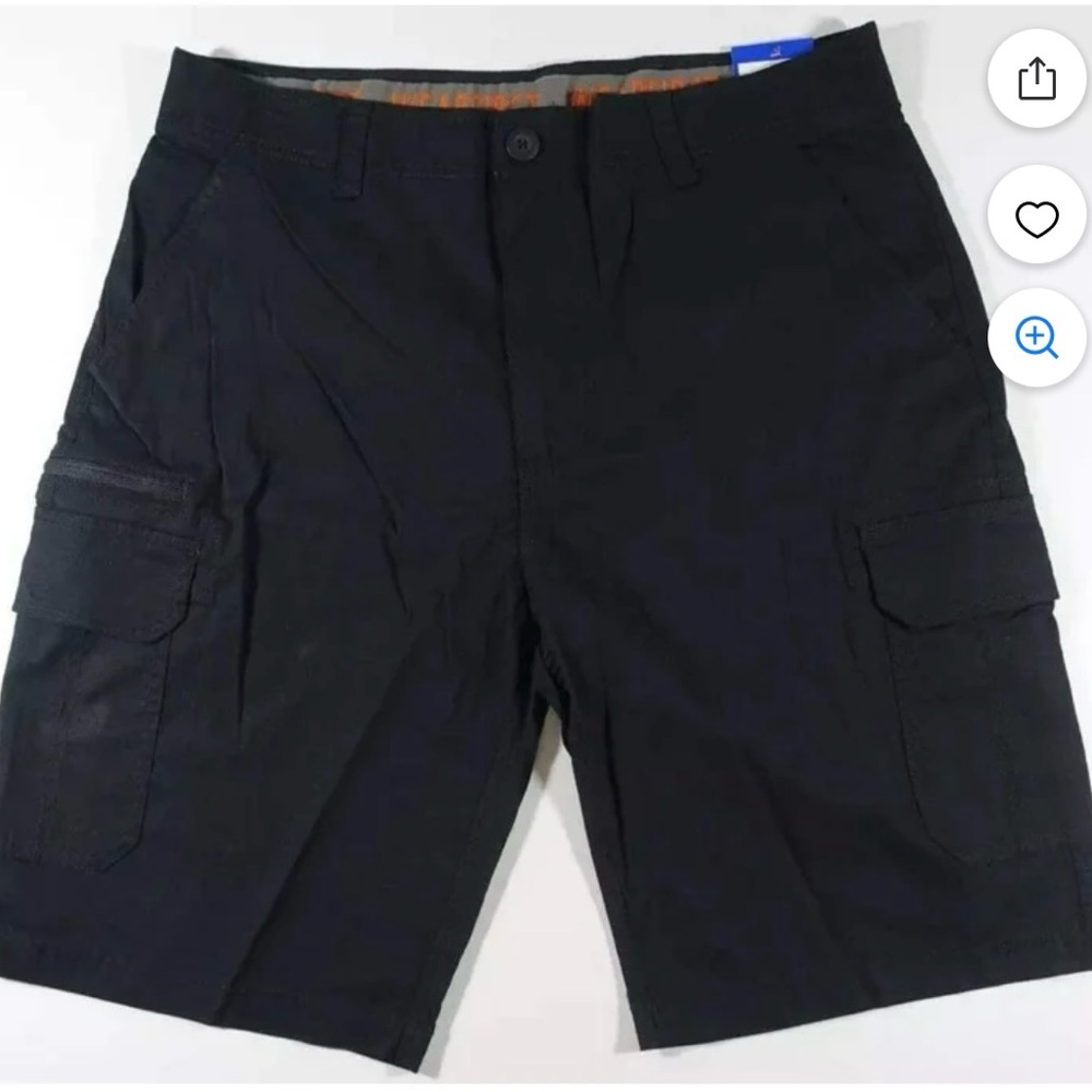 Classic Black Cargo Shorts for Men